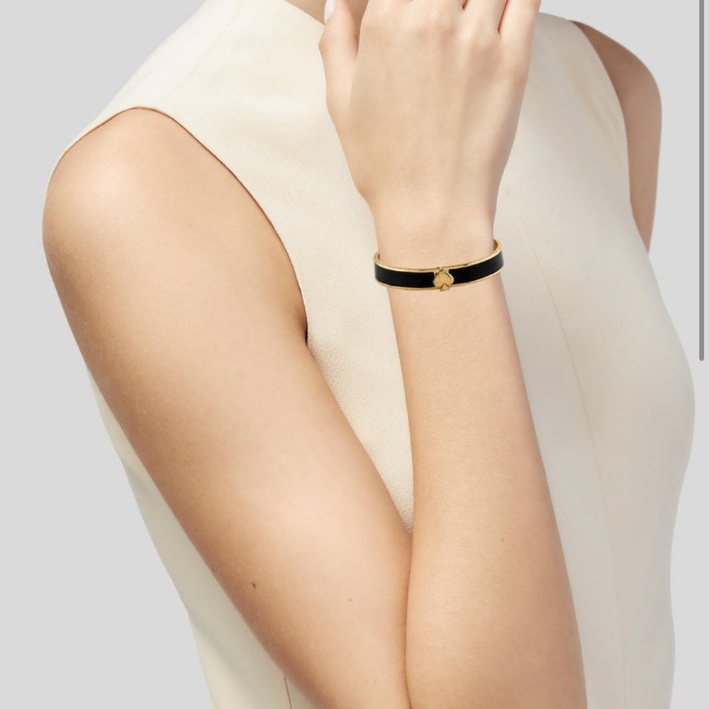 Kate Spade New York Elegant Black and Gold Bracelet